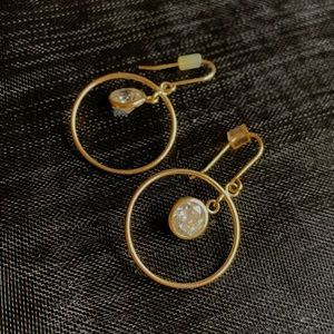 Gold & Diamond Earrings